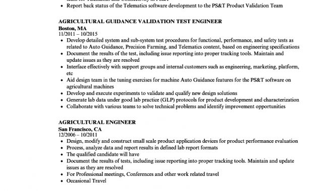 Agricultural Engineer Resume Samples Velvet Jobs regarding proportions 860 X 1240