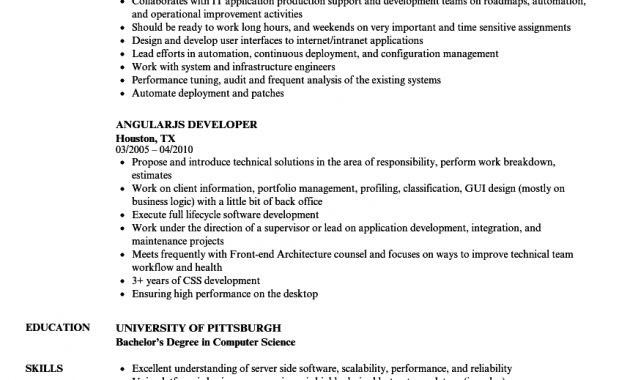 Angularjs Developer Resume Samples Velvet Jobs throughout dimensions 860 X 1240