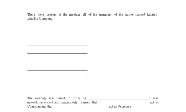 Annual Corporate Meeting Minutes Template Debandje in proportions 816 X 1056