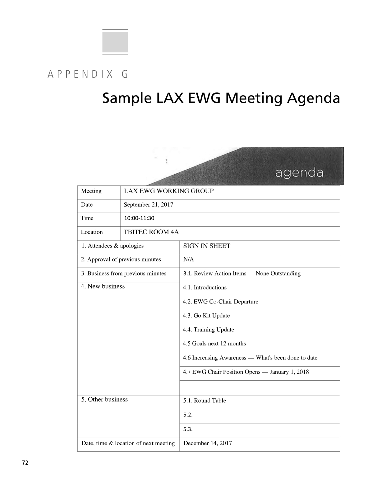 Security Meeting Agenda Template • Invitation Template Ideas