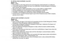 Application Support Resume Sample Akali inside sizing 860 X 1240