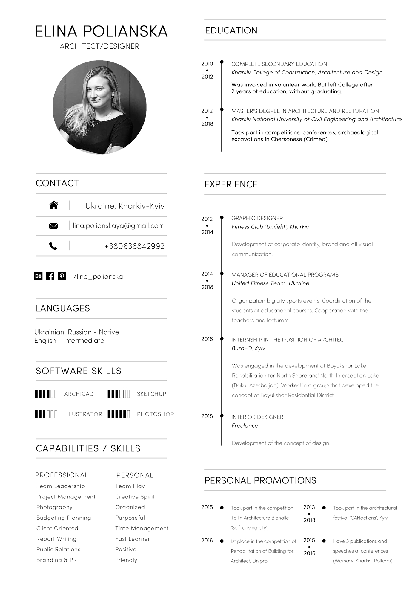 Architecture Resume Portfolio Cv Architect Cv with sizing 1400 X 1980