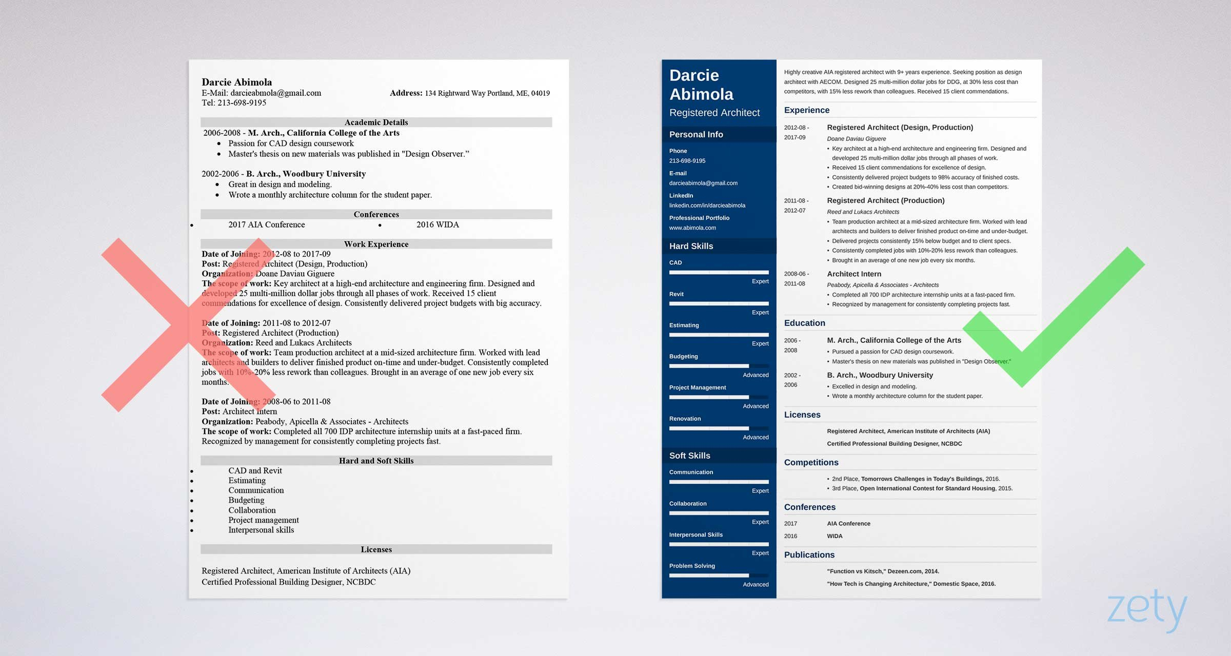 Architecture Resume Templates Debandje for measurements 2400 X 1280