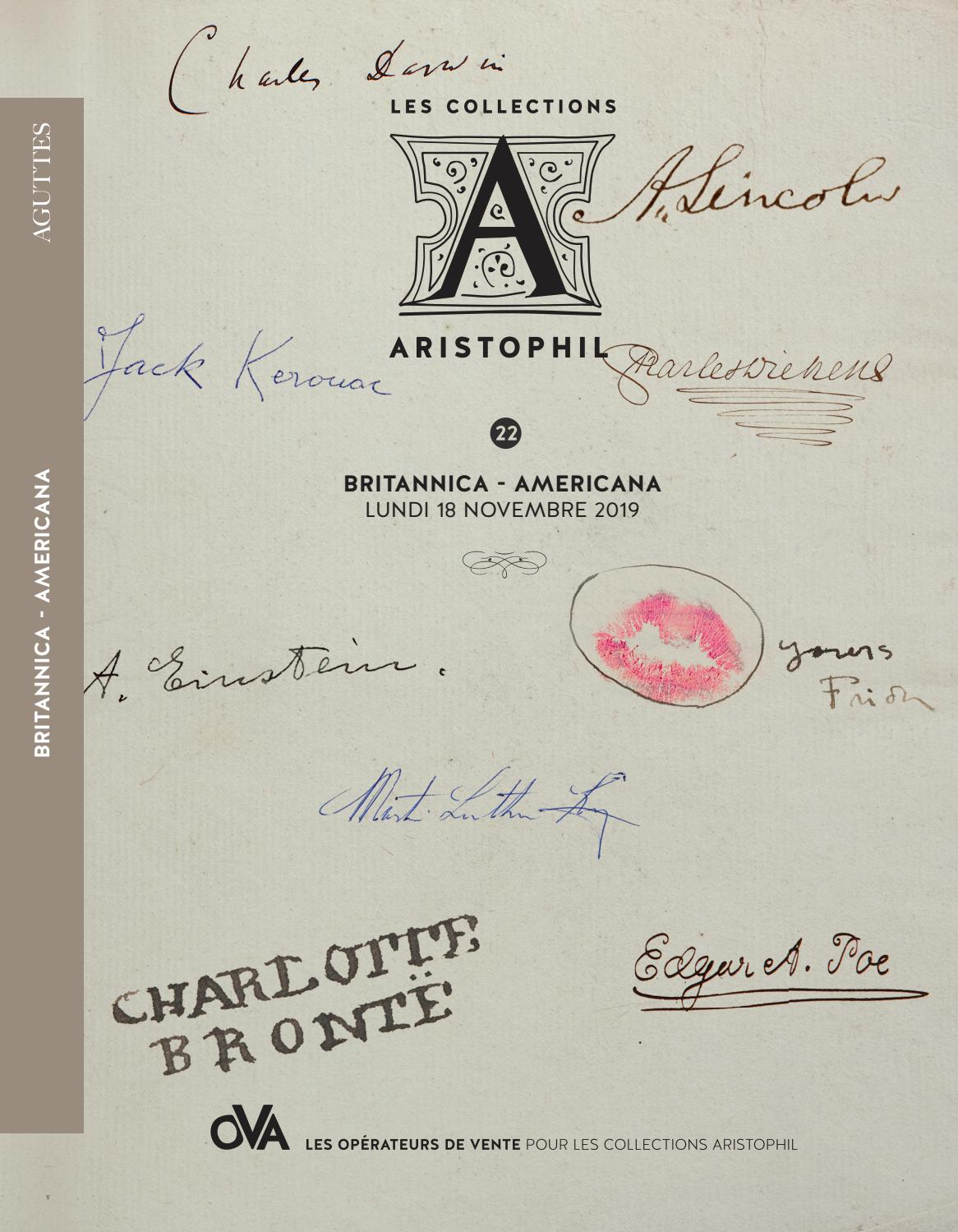 Aristophil Britannica Americana Aguttes Issuu within sizing 1166 X 1499