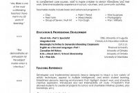 Art Teacher Resume Objective Elegant Primary Education inside measurements 852 X 1118