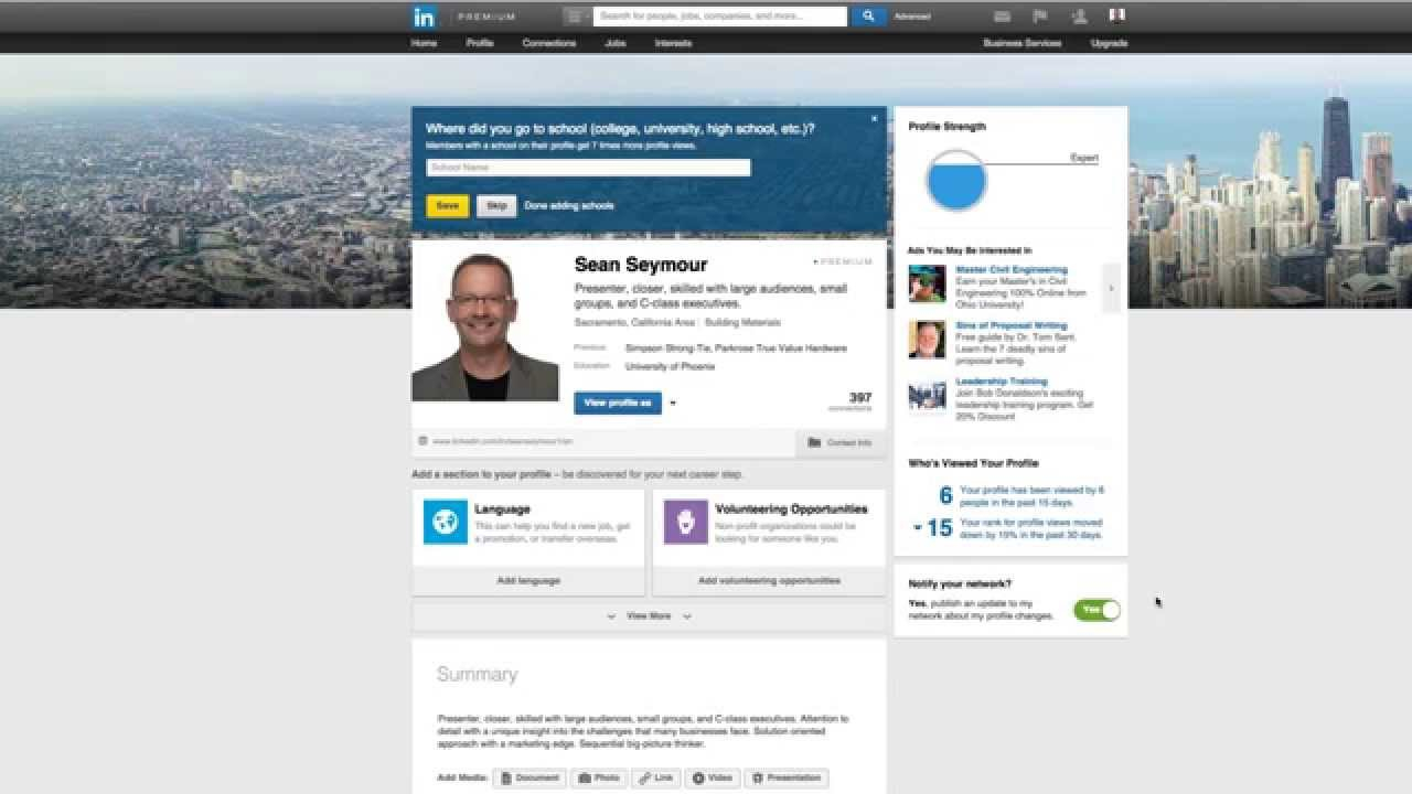 check on status of open linkedin recommedation request