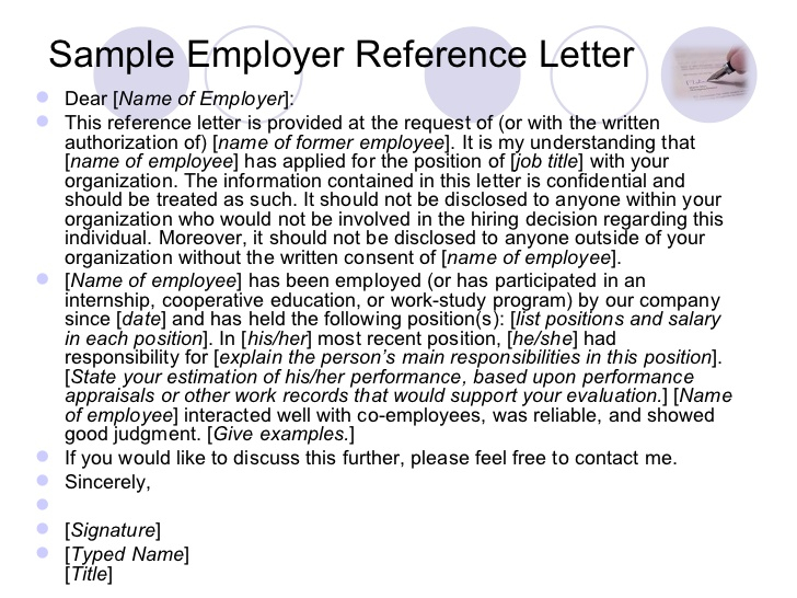 Asking Current Employer For Letter Of Recommendation Debandje intended for sizing 728 X 546