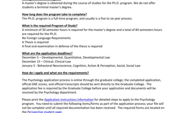 Asu Department Of Psychology Graduate Faqs intended for sizing 791 X 1024