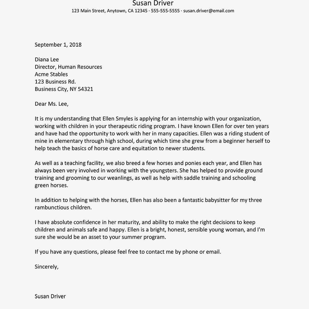 Recommendation Letter After Attachment • Invitation Template Ideas