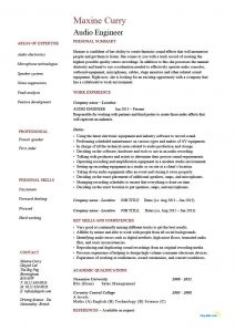 Audio Engineer Resume Audio Engineer Engineering Audio pertaining to size 801 X 1132