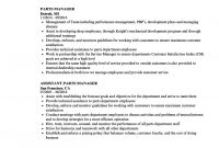 Auto Parts Manager Resume Akali pertaining to measurements 860 X 1240