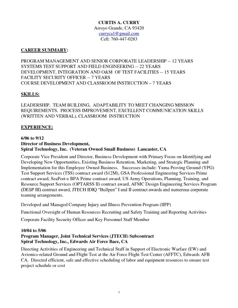 Avionics Technician Resume Cover Letter Cover Letter For regarding size 791 X 1024