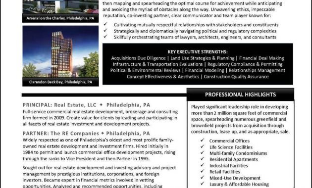 Award Winning Executive Resume Examples Executive Resume regarding measurements 1000 X 1293