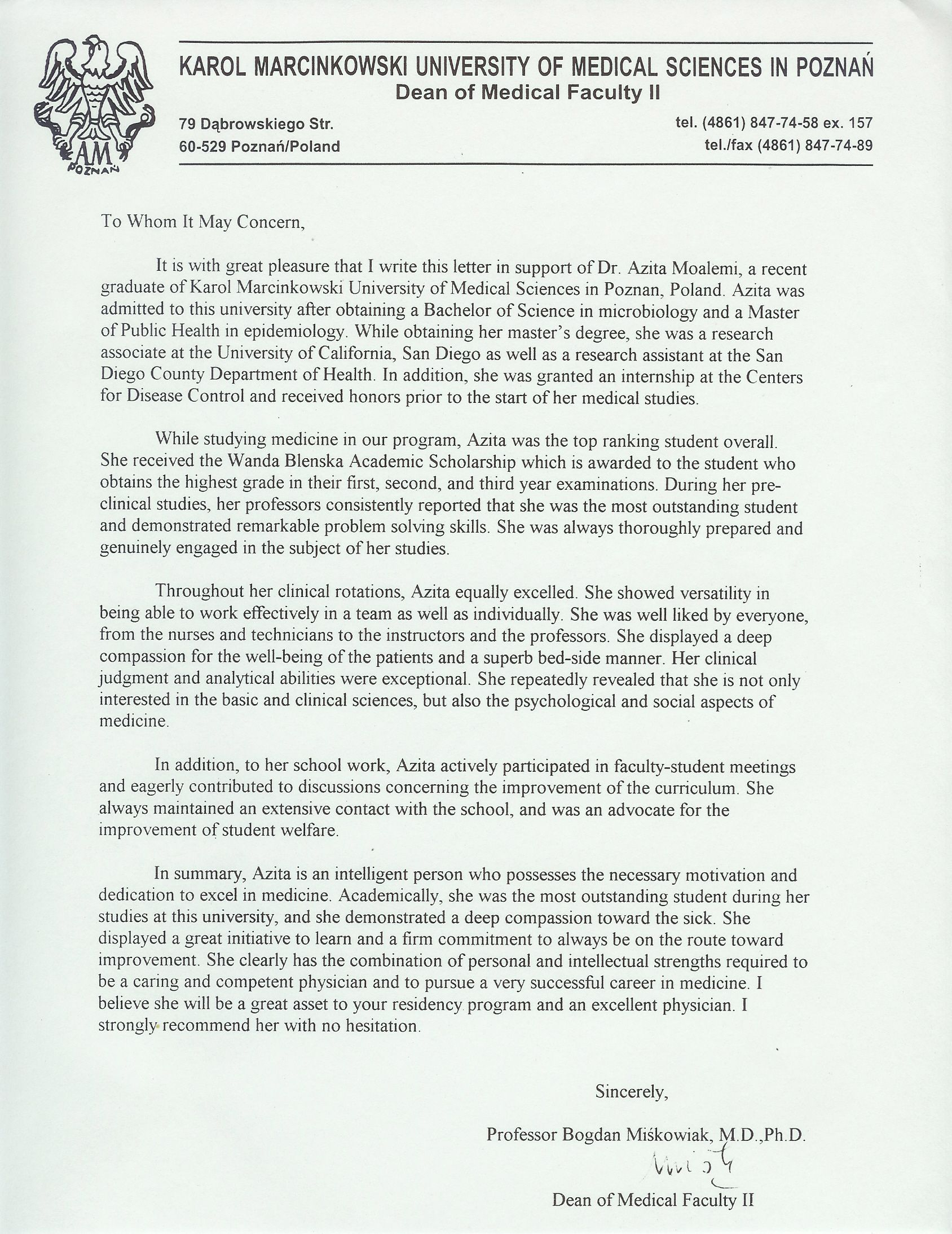 Awesome Collection Of Letter Of Recommendation From for dimensions 1688 X 2187