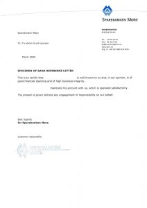 Bank Referencepersonal Recommendation Letter Cover Letter with dimensions 1652 X 2340
