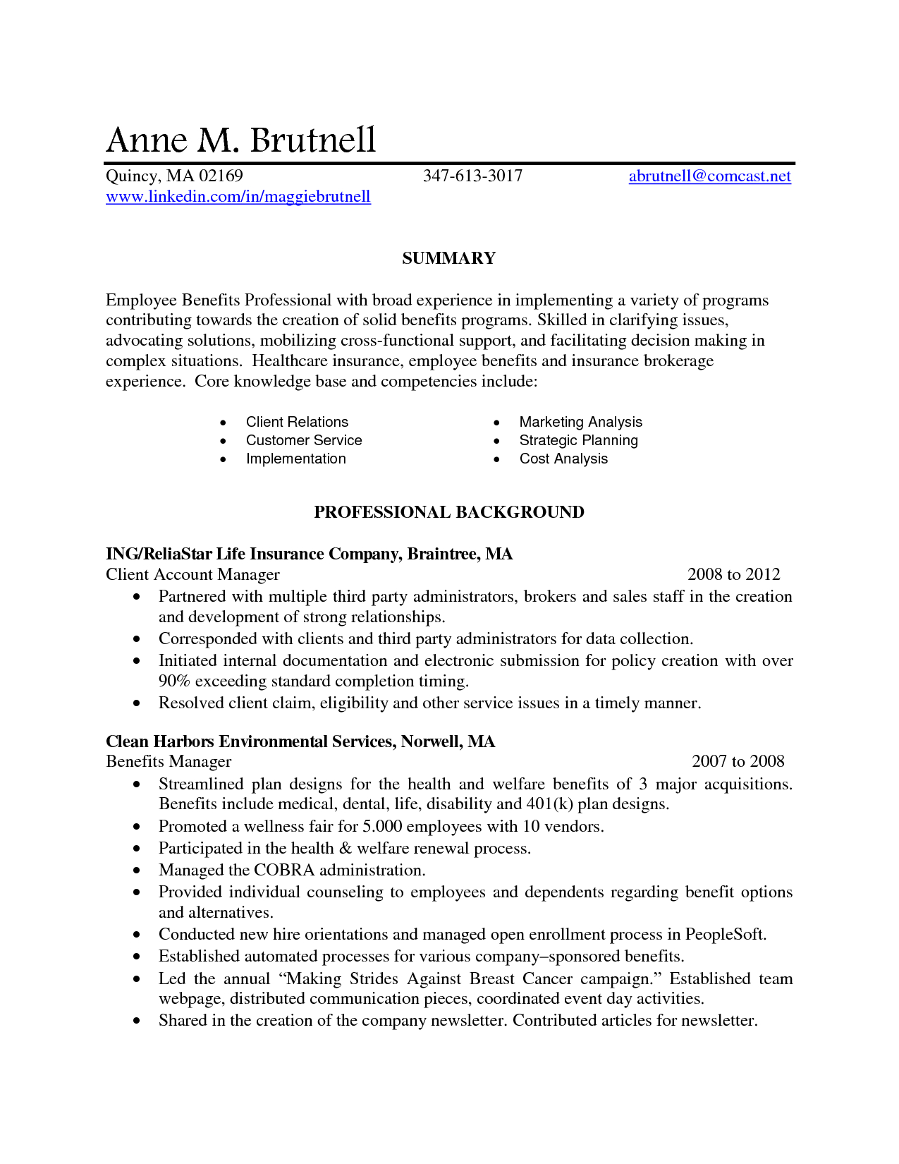 Benefits Account Manager Resume Benefits Account regarding sizing 1275 X 1650