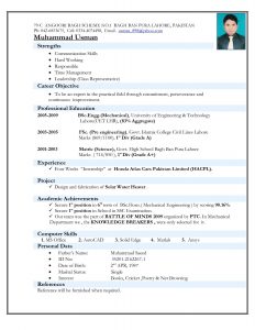 Best Cv Format For Freshers Mechanical Engineers Resume intended for proportions 1275 X 1650