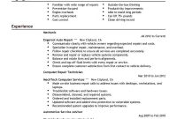 Best Entry Level Mechanic Resume Example Livecareer with regard to measurements 800 X 1035