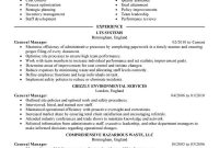 Best General Manager Resume Example Livecareer with regard to proportions 800 X 1035