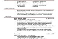 Best Human Resources Manager Resume Example Livecareer intended for measurements 800 X 1035