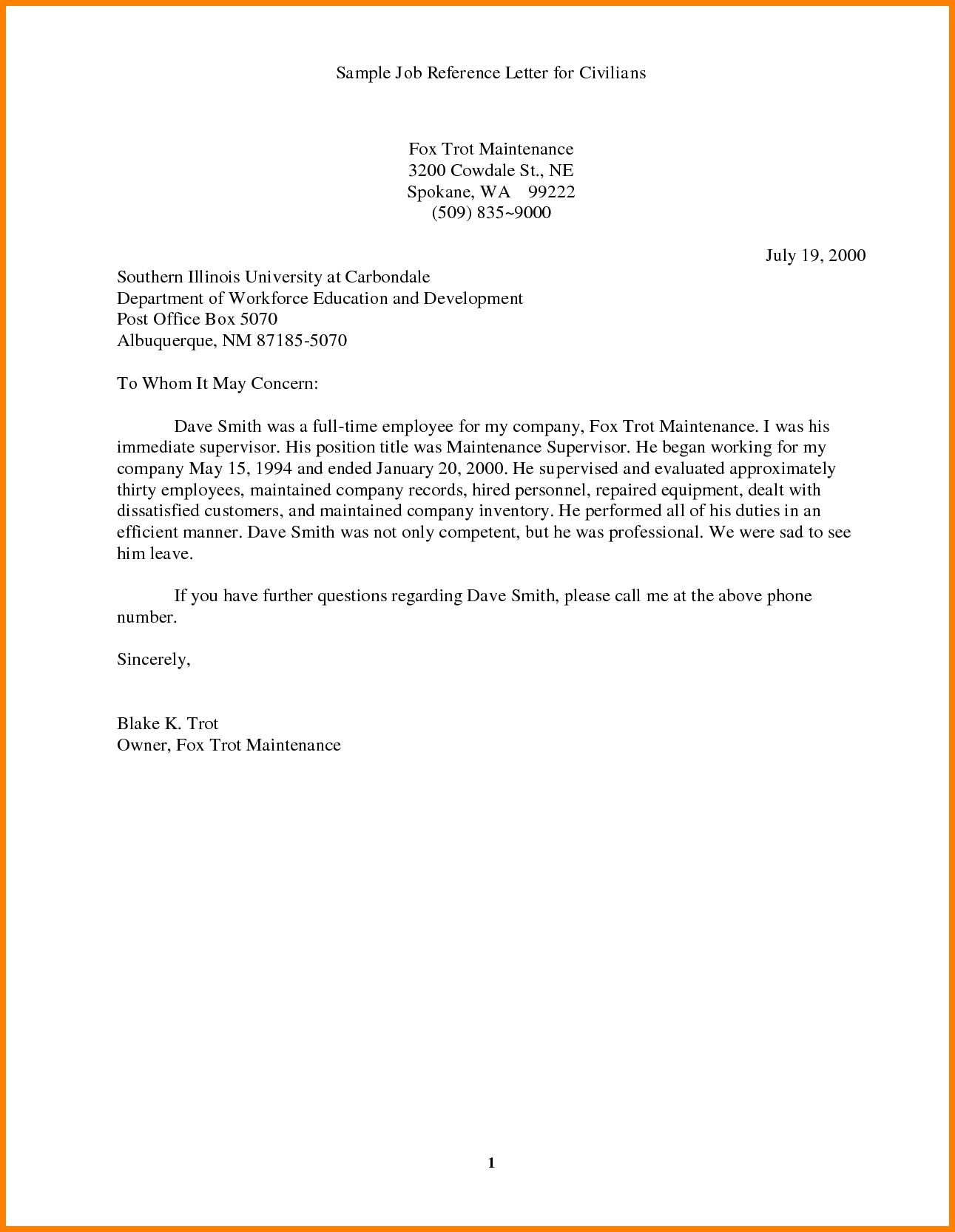 Best Ideas Of Employment Reference Letter Sample Doc Best pertaining to proportions 1291 X 1666