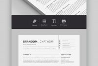 Best In 2020 35 Professional Resume Cv Design Templates intended for measurements 850 X 1587