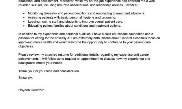 Best Intensive Care Nurse Cover Letter Examples Livecareer regarding proportions 800 X 1035