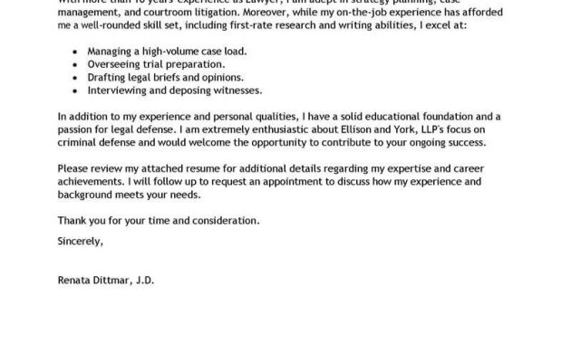 Best Law Cover Letter Examples Livecareer with proportions 800 X 1035