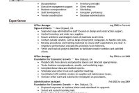 Best Office Manager Resume Example Livecareer regarding proportions 800 X 1035