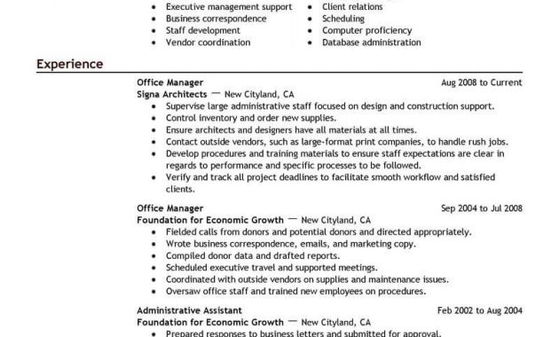 Best Office Manager Resume Example Livecareer regarding proportions 800 X 1035