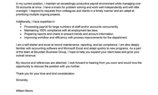 Best Payroll Specialist Cover Letter Examples Livecareer pertaining to proportions 800 X 1035