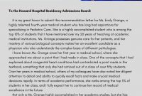 Best Pediatric Residency Letter Of Recommendation Sample throughout dimensions 794 X 1123