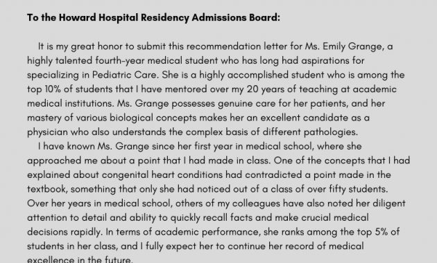 Best Pediatric Residency Letter Of Recommendation Sample throughout dimensions 794 X 1123