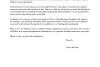 Best Professor Cover Letter Examples Livecareer for size 800 X 1035