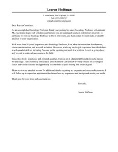 Best Professor Cover Letter Examples Livecareer for size 800 X 1035