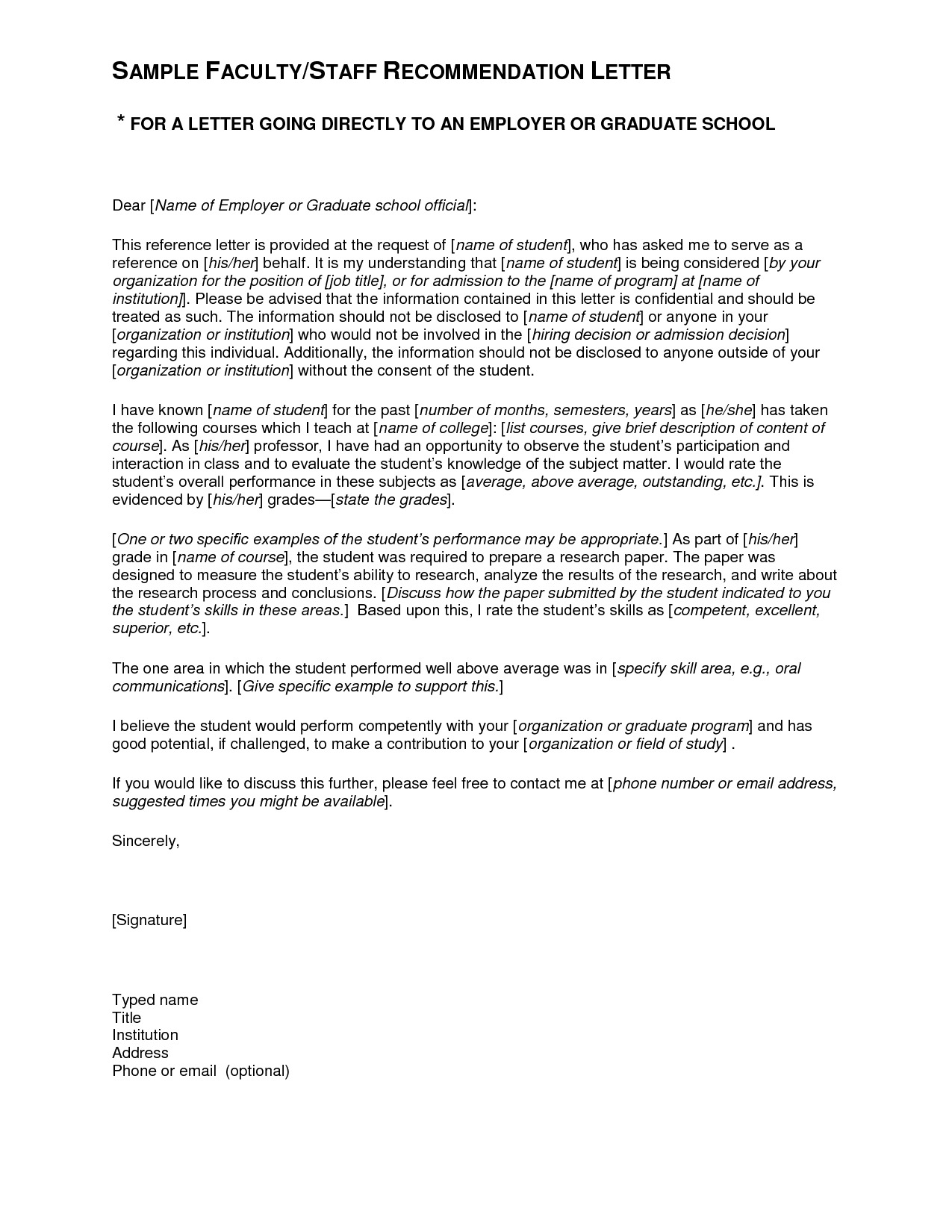 phd program recommendation letter