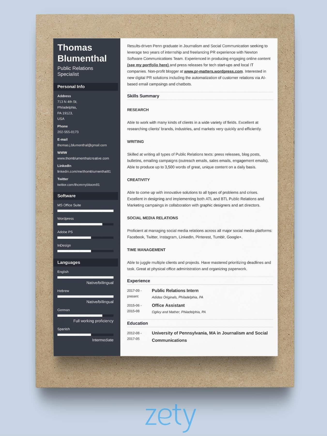 Best Resume Format 2020 Samples For All Types Of Resumes inside dimensions 1351 X 1800