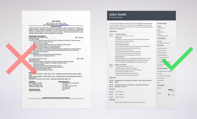 Best Resume Format 2020 Samples For All Types Of Resumes with regard to size 1917 X 1024