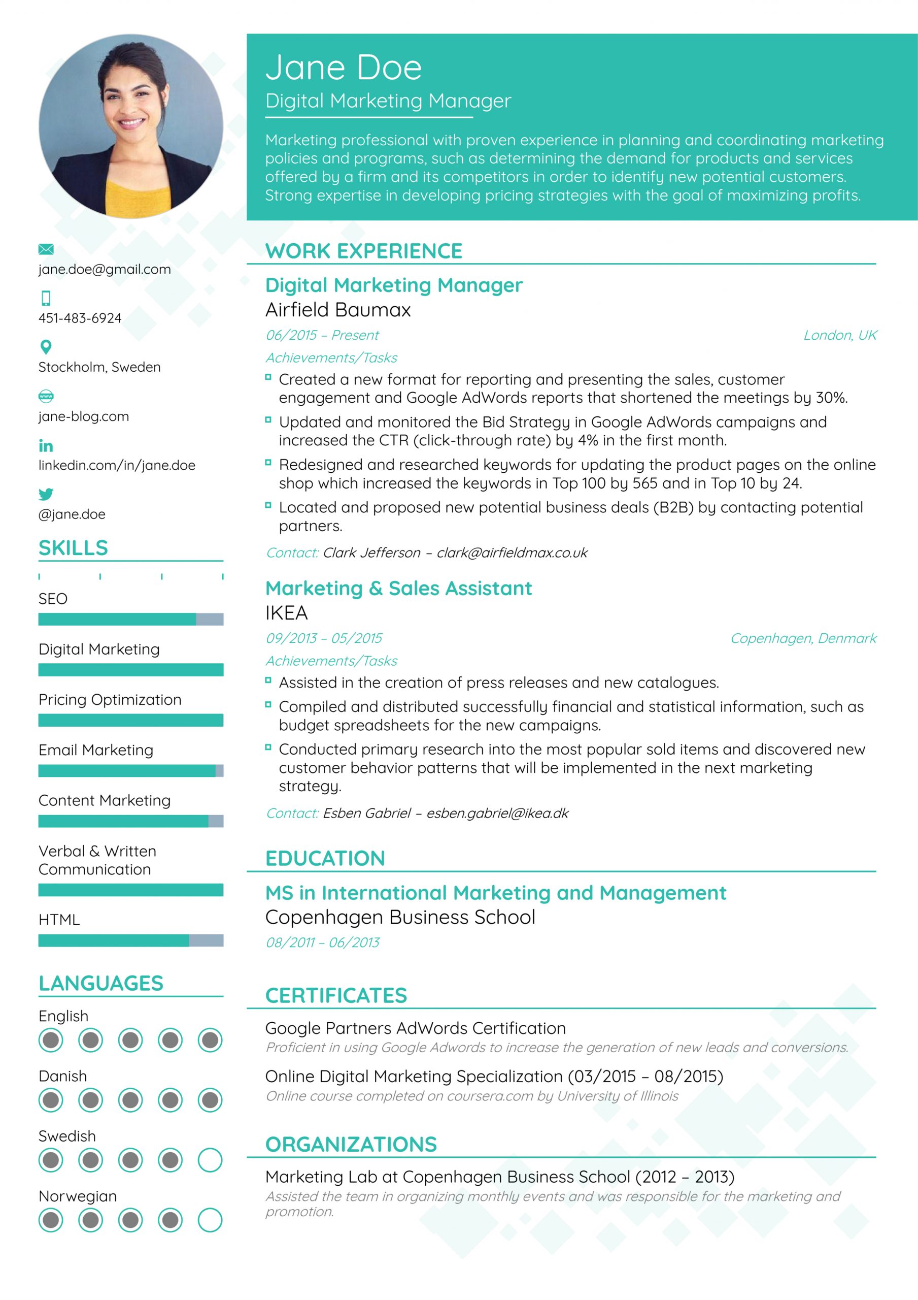 Best Resume Formats For 2020 3 Professional Templates for sizing 5050 X 7146