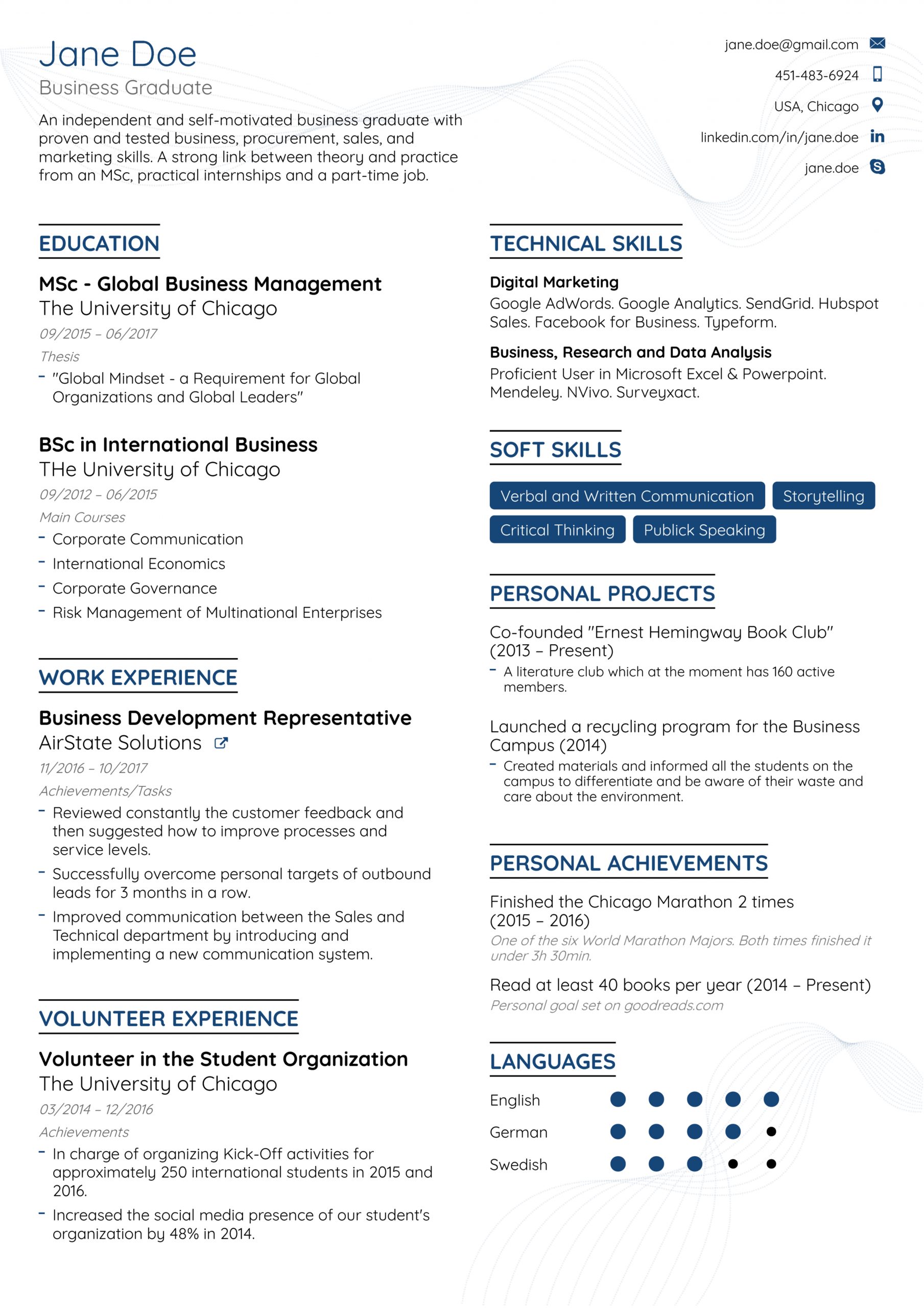 Best Resume Formats For 2020 3 Professional Templates with regard to proportions 5050 X 7146
