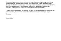 Best Web Developer Cover Letter Examples For The It Industry with size 800 X 1035