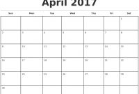 Blank Monthly Calendar 2017 Calendar Yearly Printable regarding proportions 1017 X 777