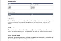 Board Meeting Minutes Template Download From Cfi Marketplace for dimensions 1377 X 1773