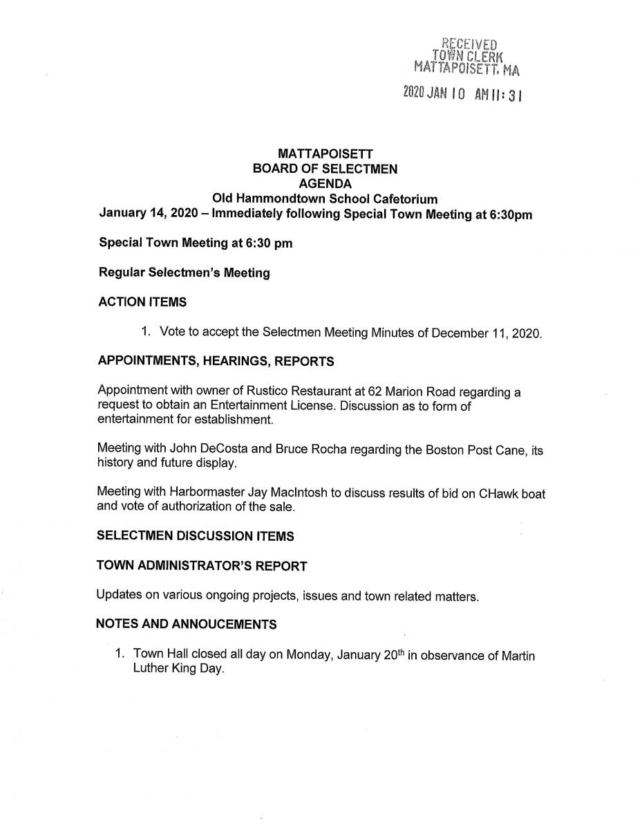 Board Of Selectmen Meeting And Special Town Meeting Town intended for proportions 929 X 1200