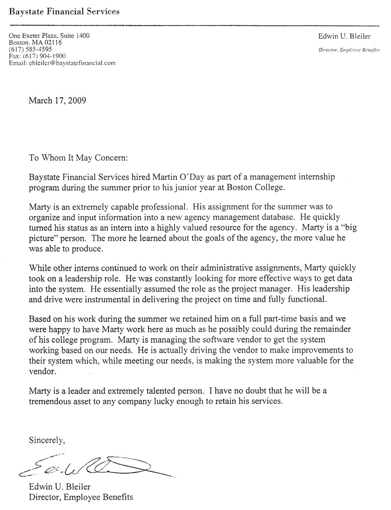 Boston College Letter Of Recommendation Debandje throughout dimensions 800 X 1043