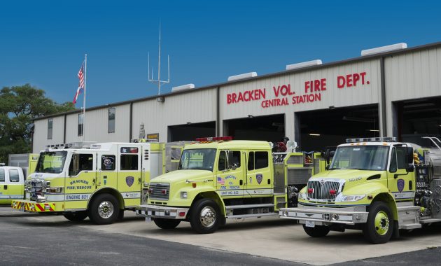 Bracken Volunteer Fire Department inside proportions 1857 X 750