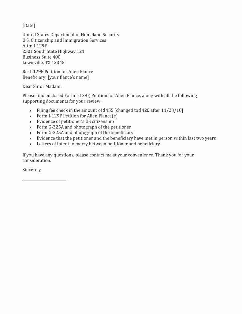 uscis cover letter for i 539