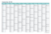 Calendrier 2018 Imprimer Pdf Et Excel Icalendrier with measurements 1684 X 1190
