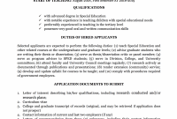 Call For Application Special Education within measurements 2480 X 3507