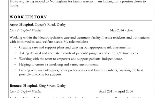 Care Support Worker Cv Template With Classic Border Ms Word intended for sizing 800 X 1016